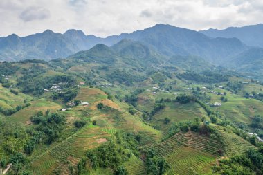 Vietnam 'da, Sa pa Vadisi' nde kırsal alan