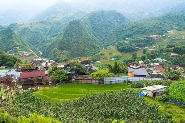Τοπίο Στην Ύπαιθρο Στην Κοιλάδα Βιετνάμ — Φωτογραφία Αρχείου