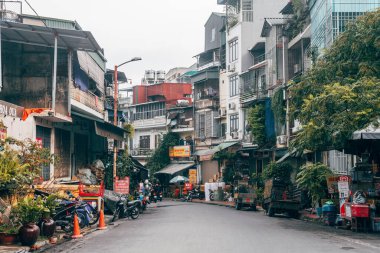 hanoi, vietnam. 4 Haziran 2023: Hanoi, Vietnam 'daki Fransız Mahallesi manzarası