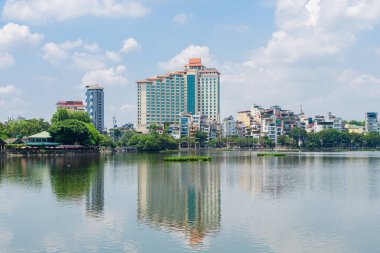 hanoi, vietnam. 4 Haziran 2023: Hanoi, Vietnam 'daki Fransız Mahallesi manzarası