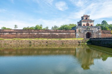 Viet Nam, Tue City 'deki yasak kalenin manzarası