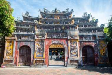 Viet Nam, Tue City 'deki yasak kalenin manzarası