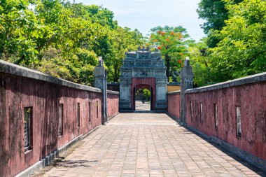 Viet Nam, Tue City 'deki yasak kalenin manzarası