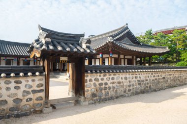 Güney Kore, Seul 'deki geleneksel Hanok köyü. 