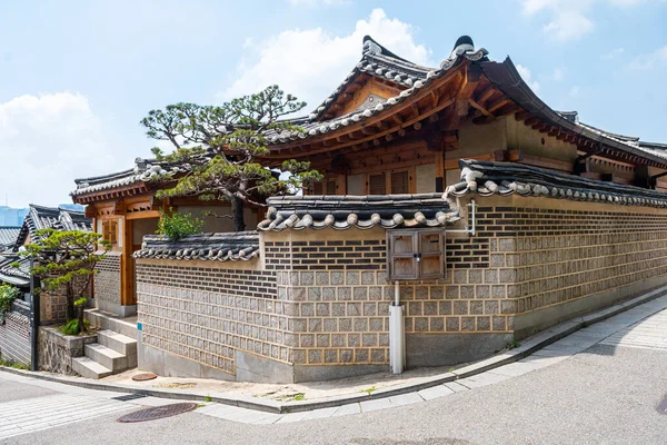 Παραδοσιακό Χωριό Χάνοκ Στη Σεούλ Νότια Κορέα — Φωτογραφία Αρχείου