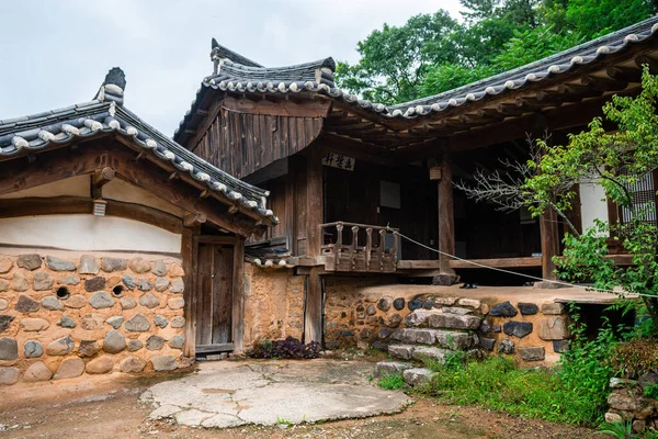 Vistas Tradicional Aldeia Yangdong Gyeongju Sul Coréia — Fotografia de Stock