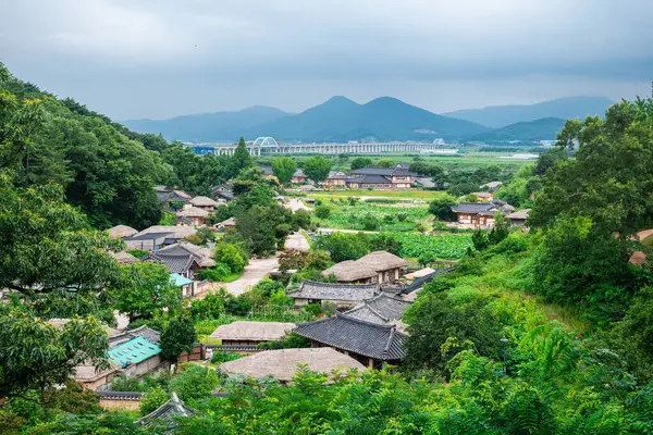Views Traditional Yangdong Village Gyeongju South Korea — Stock Photo, Image
