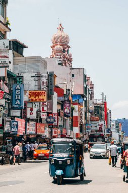 Kolombo, Sri Lanka. 10 Ağustos, 2023: Kolombo, Sri Lanka 'da Galle Surat Gezisi