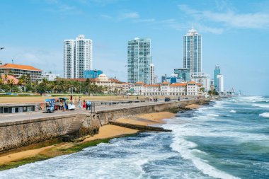 Kolombo, Sri Lanka. 10 Ağustos, 2023: Kolombo, Sri Lanka 'da Galle Surat Gezisi