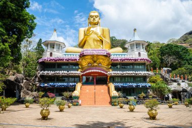 Dambulla kraliyet mağarasında, Sri Lanka