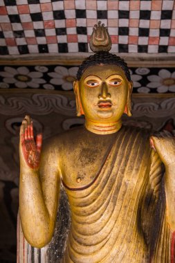 Dambulla kraliyet mağarasında, Sri Lanka