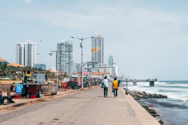 Kolombo, Sri Lanka. 10 Ağustos, 2023: Kolombo, Sri Lanka 'da Galle Surat Gezisi