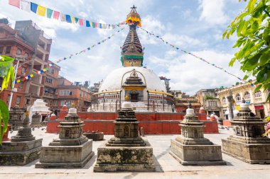 Kathmandu meydanında nepal stili stupa 