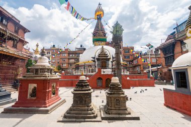 Kathmandu meydanında nepal stili stupa 