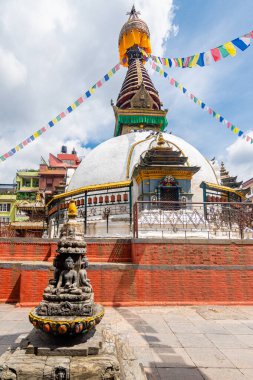 Kathmandu meydanında nepal stili stupa 