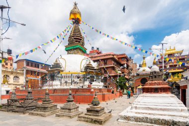 Kathmandu meydanında nepal stili stupa 