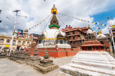 Kathmandu meydanında nepal stili stupa 