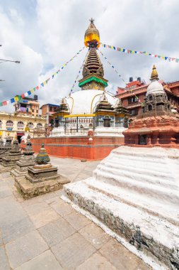 Kathmandu meydanında nepal stili stupa 