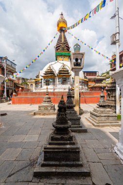 Kathmandu meydanında nepal stili stupa 