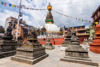 Kathmandu meydanında nepal stili stupa 