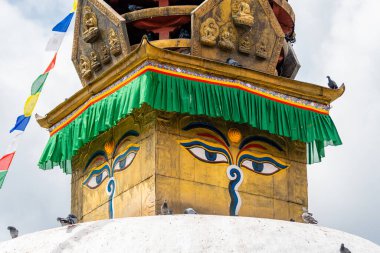 Kathmandu meydanında nepal stili stupa 