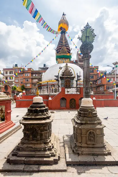 Nepalese Stil Stupa Katmandu Torget — Stockfoto