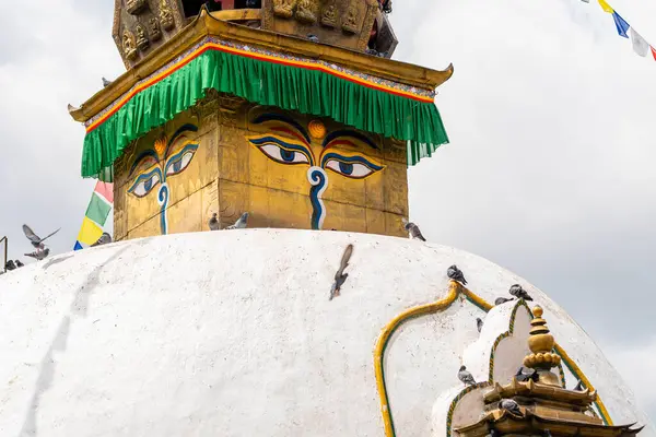 Kathmandu meydanında nepal stili stupa 