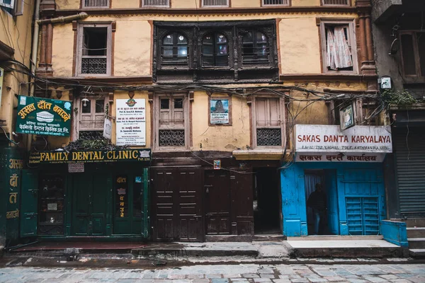 カトマンズ ネパール 2023年8月25日 カトマンズ旧市街のストリートビュー — ストック写真