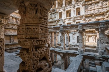 Hindistan, Patan 'daki Rani Ki Vav Stewwell' in manzarası