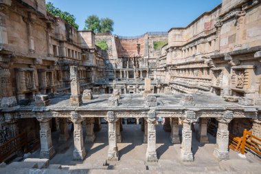 Hindistan, Patan 'daki Rani Ki Vav Stewwell' in manzarası