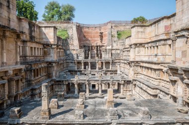 Hindistan, Patan 'daki Rani Ki Vav Stewwell' in manzarası