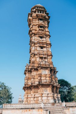 Hindistan 'daki Chittorgarh Kalesi manzarası