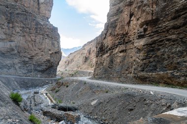Hindistan 'ın Spiti Vadisi manzarası