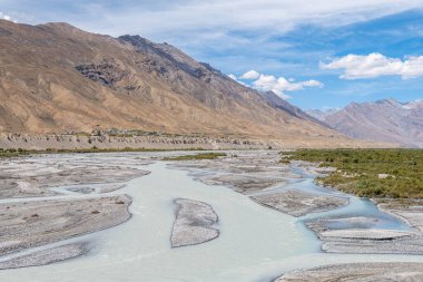 Hindistan, Spiti Vadisi 'ndeki Kee Manastırı manzarası