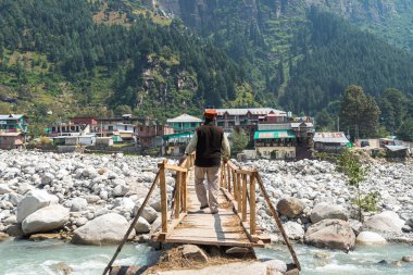 Manali çevresinin doğa manzarası 