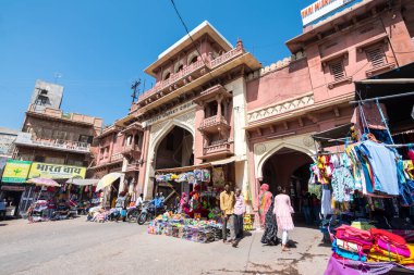 Jodphur, Hindistan. 20 Eylül 2023: Jodphur Blue City, Hindistan