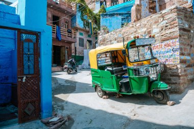 Jodphur, Hindistan. 20 Eylül 2023: Jodphur Blue City, Hindistan