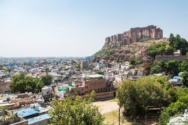 Jodphur, Hindistan. 20 Eylül 2023: Jodphur Blue City, Hindistan