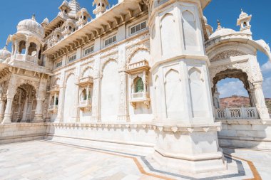 Jodphur, Hindistan 'daki Jaswant Thada Sarayı' nın manzarası