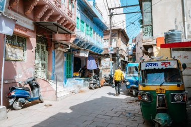 Jodphur, Hindistan. 20 Eylül 2023: Jodphur Blue City, Hindistan