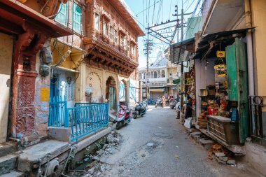 Jodphur, Hindistan. 20 Eylül 2023: Jodphur Blue City, Hindistan