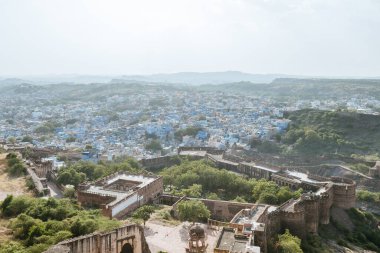 Jodphur, Hindistan. 20 Eylül 2023: Jodphur Blue City, Hindistan