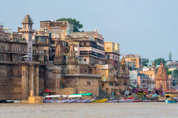 Varanasi Inde Septembre 2023 Vue Sur Rive Rivière Varanasi Les Image En Vente