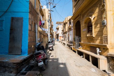 Jaisalmer, Hindistan. 18 Ekim 2023: Jaisalmer Altın Şehir, Hindistan