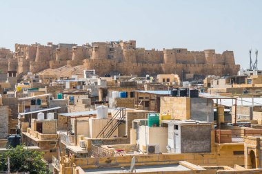 Jaisalmer, Hindistan. 18 Ekim 2023: Jaisalmer Altın Şehir, Hindistan