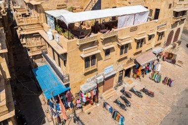 Jaisalmer, Hindistan. 18 Ekim 2023: Jaisalmer Altın Şehir, Hindistan