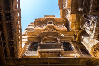 Jaisalmer, Hindistan. 18 Ekim 2023: Jaisalmer Altın Şehir, Hindistan