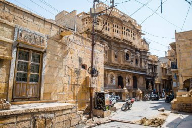 Jaisalmer, Hindistan. 18 Ekim 2023: Jaisalmer Altın Şehir, Hindistan