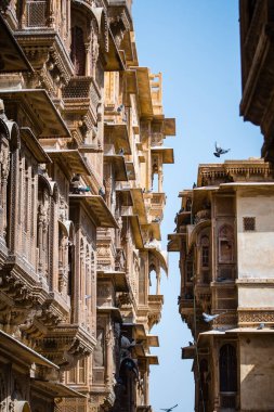 Jaisalmer, Hindistan. 18 Ekim 2023: Jaisalmer Altın Şehir, Hindistan