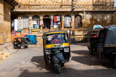 Jaisalmer, Hindistan. 18 Ekim 2023: Jaisalmer Altın Şehir, Hindistan